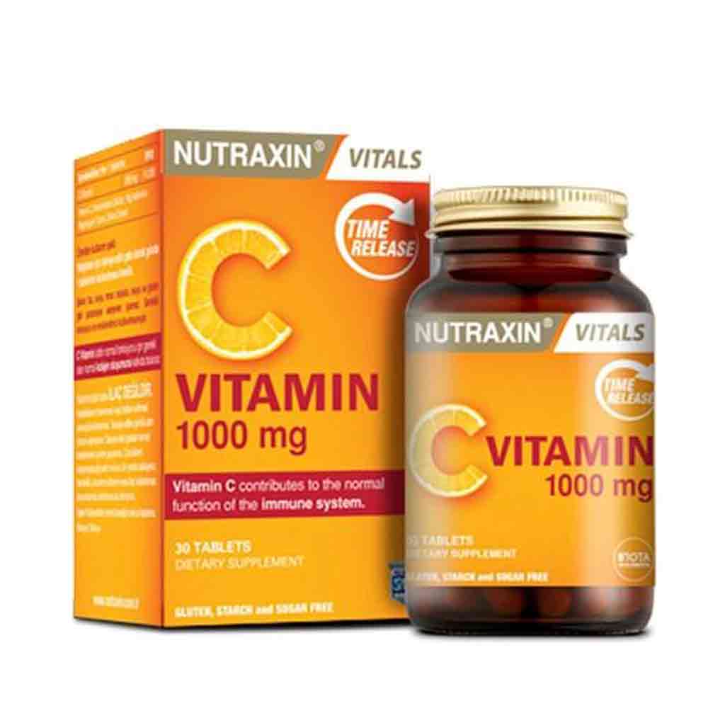 قرص ویتامین سی نوتراکسین Nutraxin Vitamin C 1000